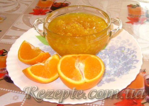 Варенье из кабачков и апельсинов